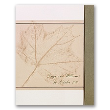 Leaf Sketch - Invitation