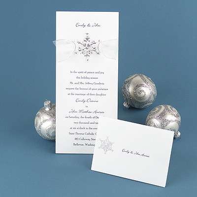 Prismatic Snowflake - Invitation