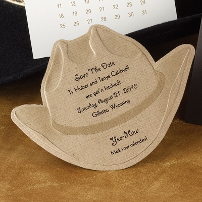 Under the Hat - Save the Date Card