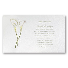 Calla Lily Connection - Invitation
