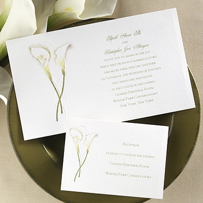 Calla Lily Connection - Invitation