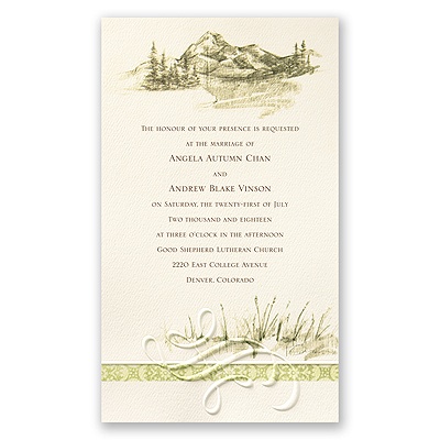 Nature Wedding Invitations on Home    Wedding Invitations    Nature Wedding Invitations    Majestic