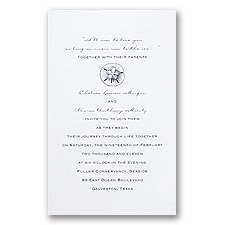 Simply Stated - White - Invitation