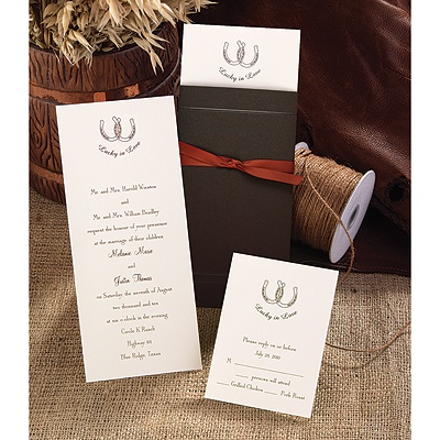 Country Western Wedding Invitations on Home    Wedding Invitations    Western Wedding Invitations    Lucky