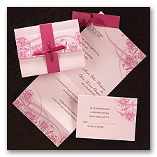 Flowers and Flourishes - Invitation