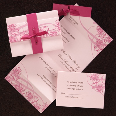 Flowers and Flourishes - Invitation