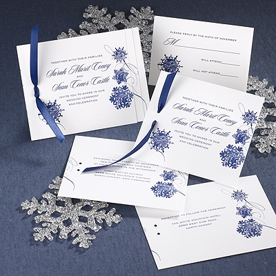 Snow Flurry - Invitation