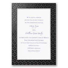 Black Mosaic - Invitation