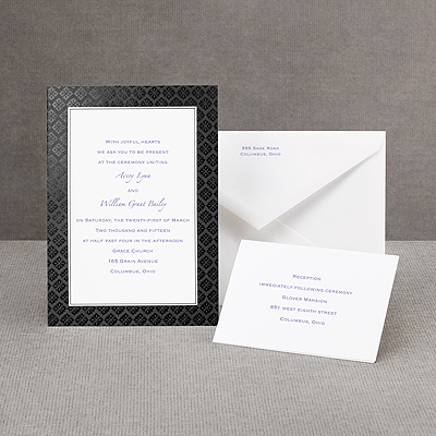 Black Mosaic - Invitation