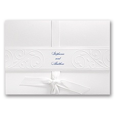 Romantic Swirls - Invitation