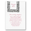 Framed In Filigree - Invitation
