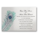 Sheer Peacock - Invitation