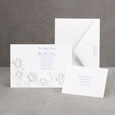 Glowing Flowers Invitation