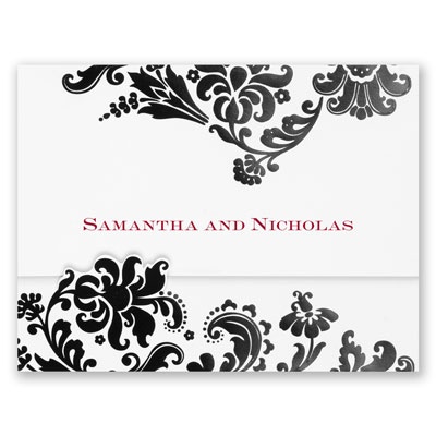 Damask Drift - Invitation