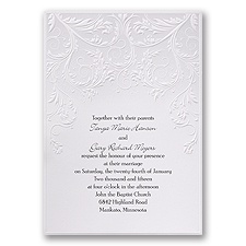 Shaded Grey - Invitation