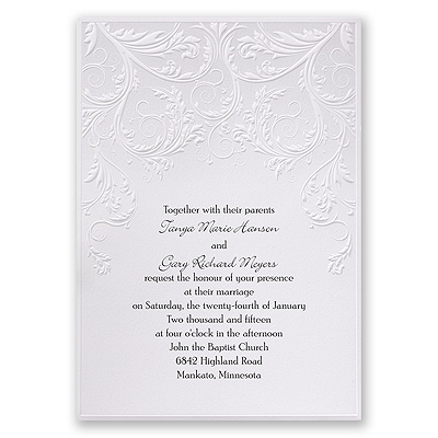 Shaded Grey - Invitation