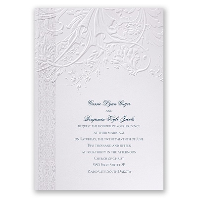 Layered Filigree - Invitation