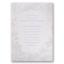 Shimmering Lace - Invitation