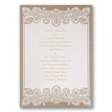 Feather Filigree - Invitation