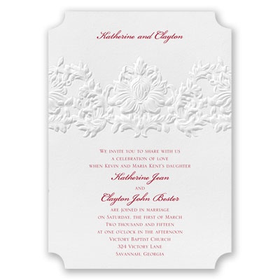 Damask Delight - Invitation