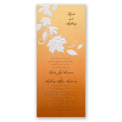 Autumn Radiance - Invitation