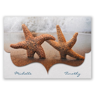 Smitten Starfish - Invitation