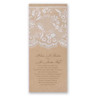 Naturally Romantic - Invitation