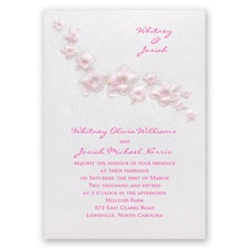 Pretty Plumeria - Invitation