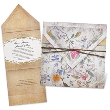 Antique Floral - Invitation