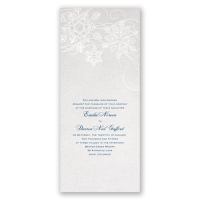 Winter's Kisses - Invitation