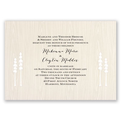 Regal Redwoods - Invitation