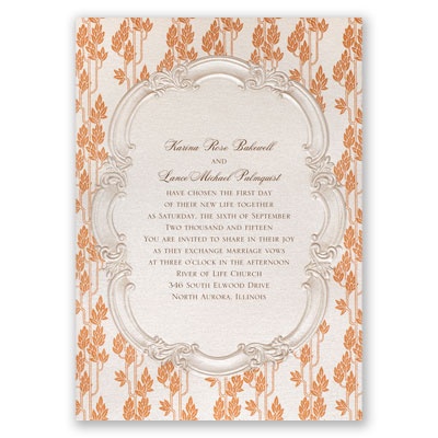 Autumn Vintage - Invitation
