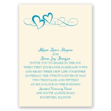 Color of Romance - Ecru - Invitation