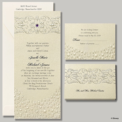 Flowing Artistry Invitation - Rapunzel