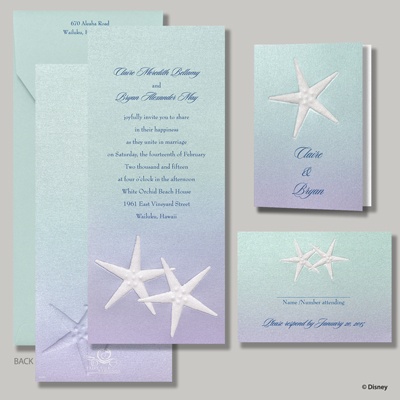 Mermaid Treasures Invitation - Ariel