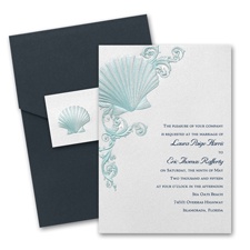 Beneath the Waves Invitation - Ariel