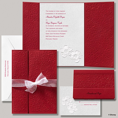 Apple Blossoms Invitation - Snow White