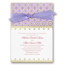 Exotic Romance Invitation - Jasmine