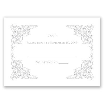 Vintage Vision - Response Card and Envelope