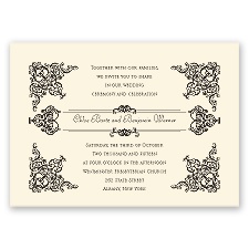 Vintage Vision - Ecru - Invitation