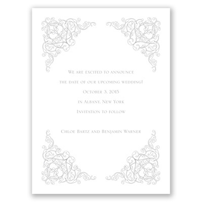 Vintage Vision - Save the Date Card