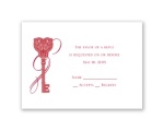 Lock and Key - Response Card and Envelope