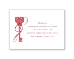 Lock and Key - Reception Card