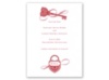 Lock and Key - Save the Date Card