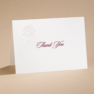 Wings Of Love - Thank You Card With Envelope