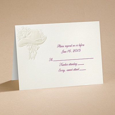 Country Elegance - Respond Card and Envelope