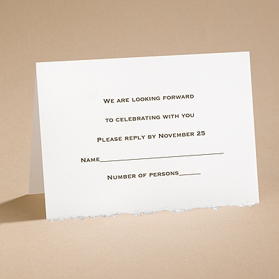 Days Gone By - Respond Card  and Envelope