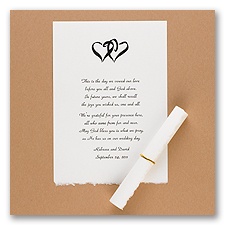 White Vellum Deckle Edge Scrolls