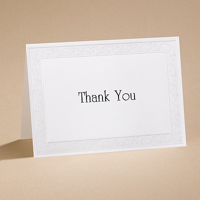 All That Shimmers - Pearl Thank You Card and Envelope