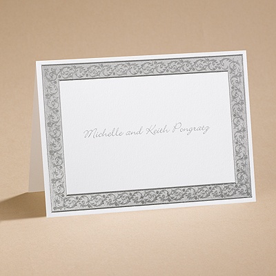 All That Shimmers - Silver Note Card and Envelope